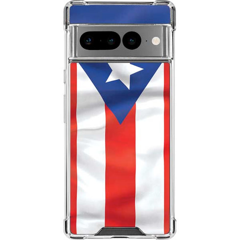 Puerto Rico Flag Google Pixel 7 Pro Clear Case
